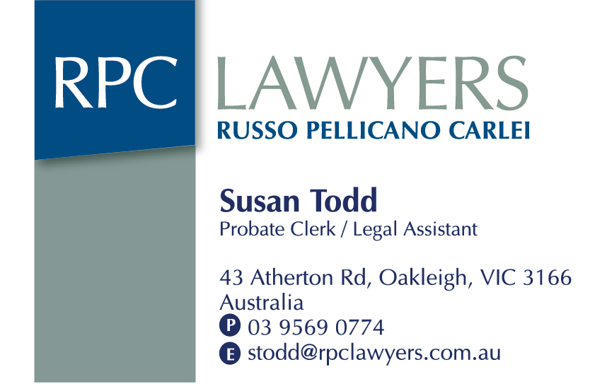 business card for rpc lawyers